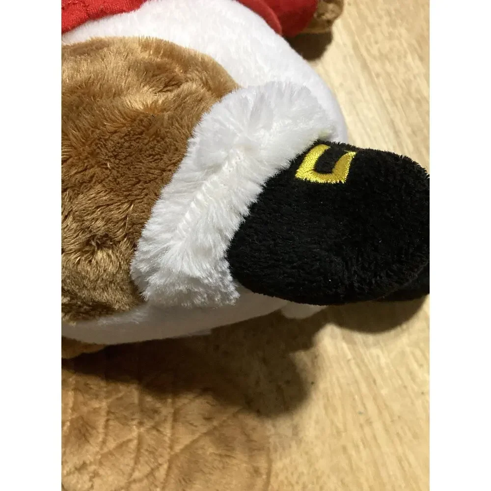 Buc-ees Beaver CHRISTMAS Plush SANTA CLAUS‎ 10” Inch Bucees Beard Hat Shirt